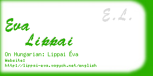 eva lippai business card